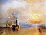 J.M.W. Turner The Fighting Temeraire Tugged to her Last Berth to be Broken Up china oil painting reproduction